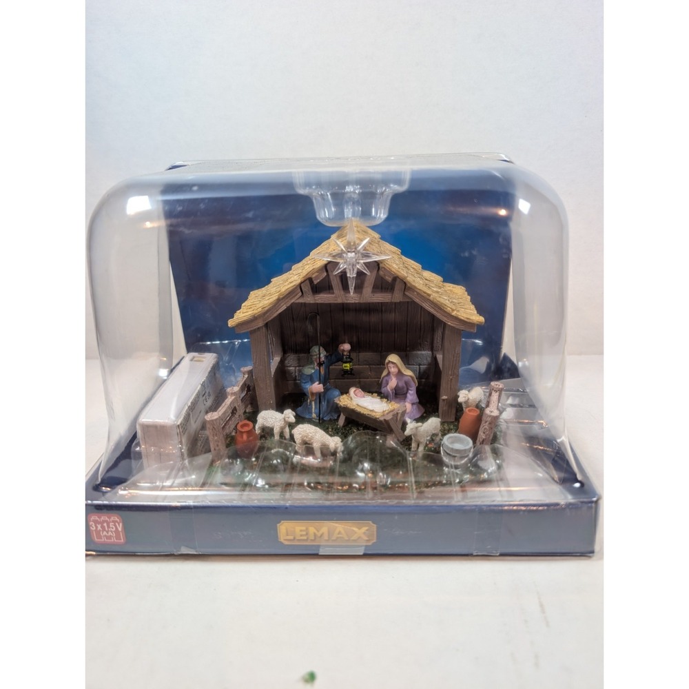Lemax Nativity Scene #34626 Lighted Table Accent 2013 New Sealed Christmas